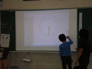 1年 算数「とけい」